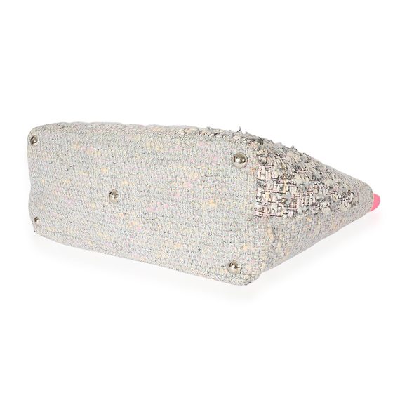 Chanel Grey Quilted Tweed Ligne Cambon Tote - Picture 6 of 7